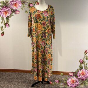 Natural Life long sleeve floral sweater dress